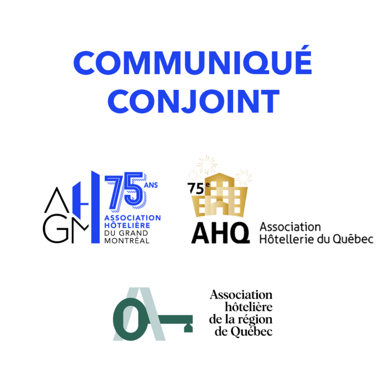 Communiqué conjoint AHGM - AHQ - AHRQ