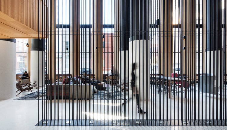 Lobby de l'Hôtel Monville