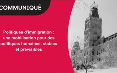 Politiques d’immigration : une mobilisation pour des politiques humaines, stables et prévisibles