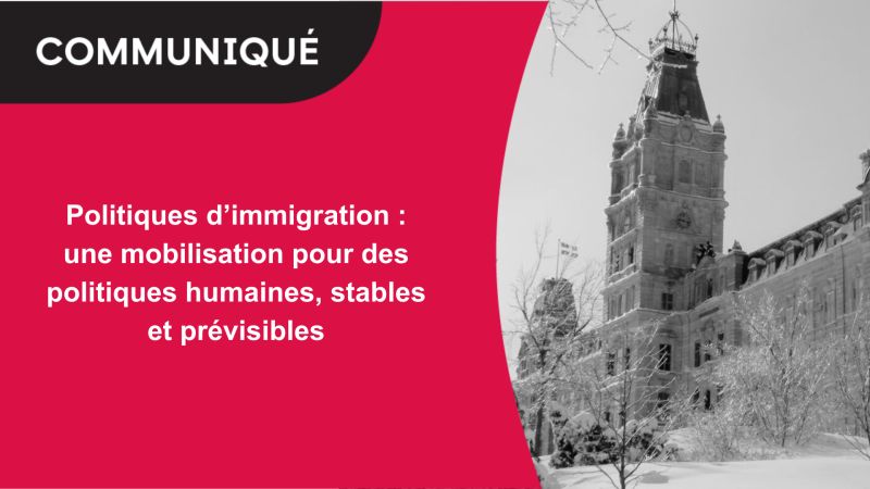 Politiques d’immigration : une mobilisation pour des politiques humaines, stables et prévisibles