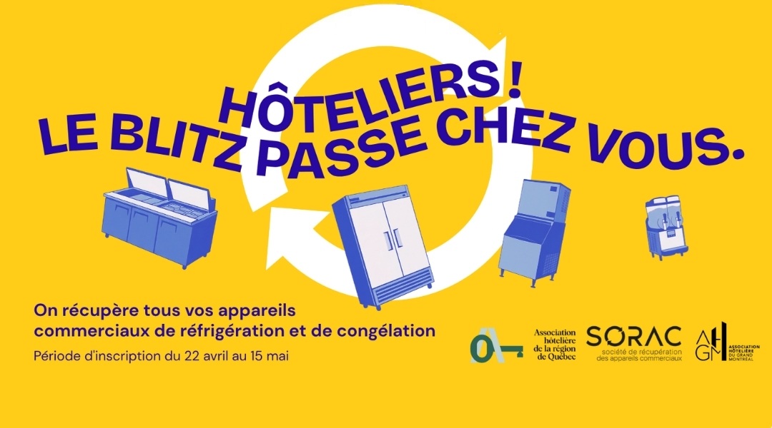 SORAC : Premier blitz de collecte des appareils réfrigérants commerciaux en collaboration avec l’AHGM et l’AHRQ
