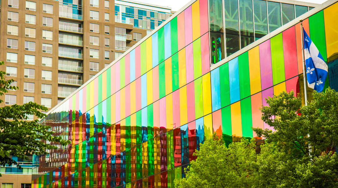 Photo de l'extérieur du Palais des congrès de Montréal